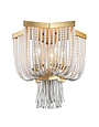 Gold Leaf Flush Mount, 5-Light, Available for local pick up