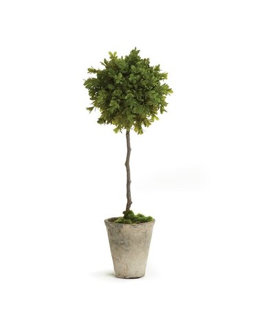 Faux Boxwood Potted Topiary, Available for local pick up