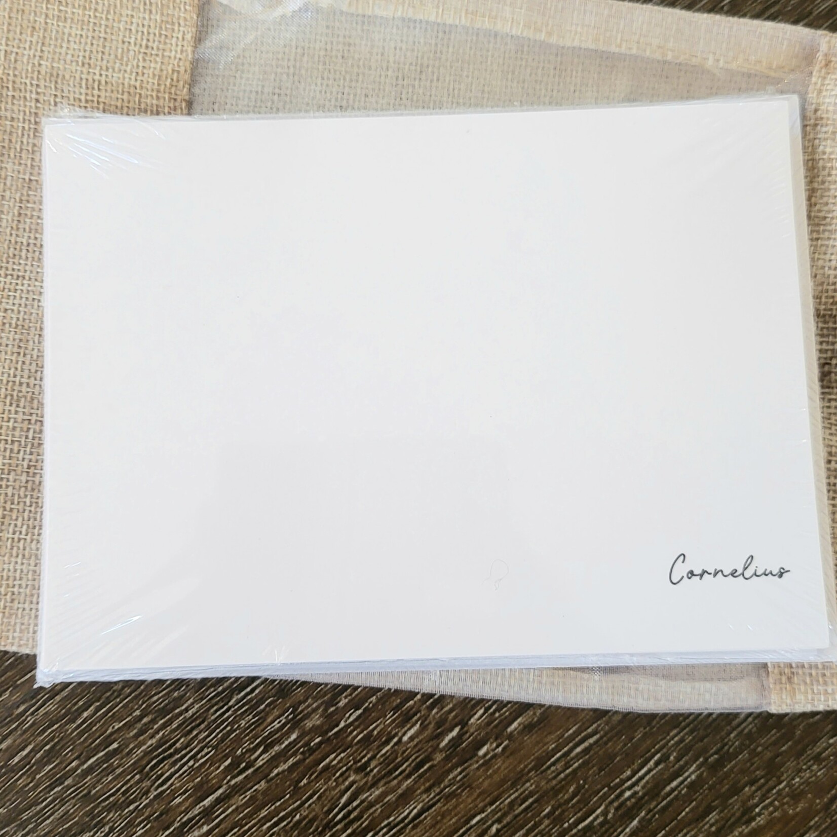 Note Card Set Pack of 10 - Cornelius