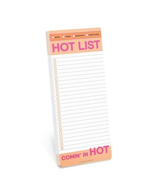 Hot List Make-a-List Pad