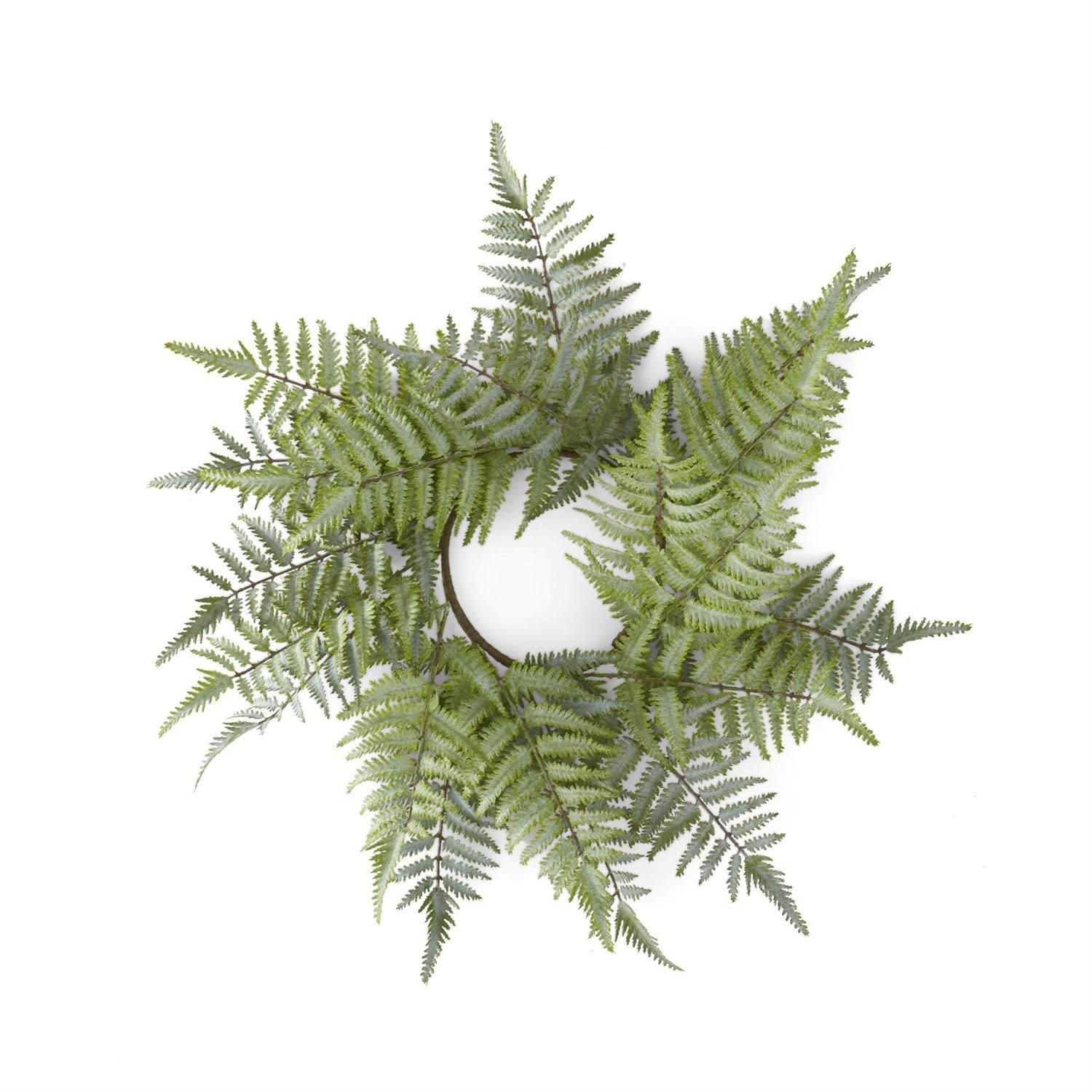 Real Touch Ostrich Fern Candle LG