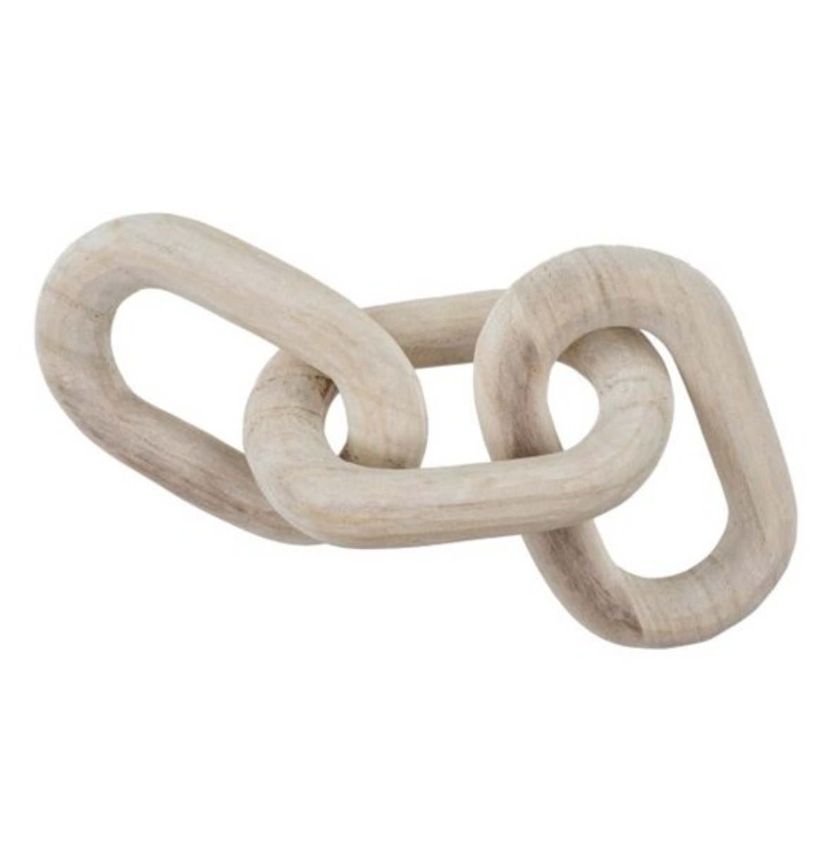 Wooden Chainlinks, White