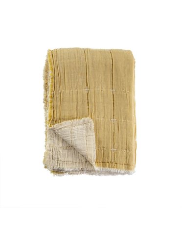 Maya Quilted Throw, Wheat