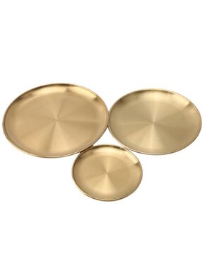 Gold Dining Plate Small