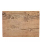 Melamine Wood Rectangular Tray, Small 14x10