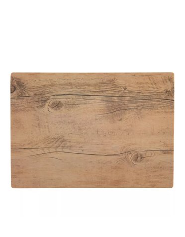 Melamine Wood Rectangular Tray, Small 14x10