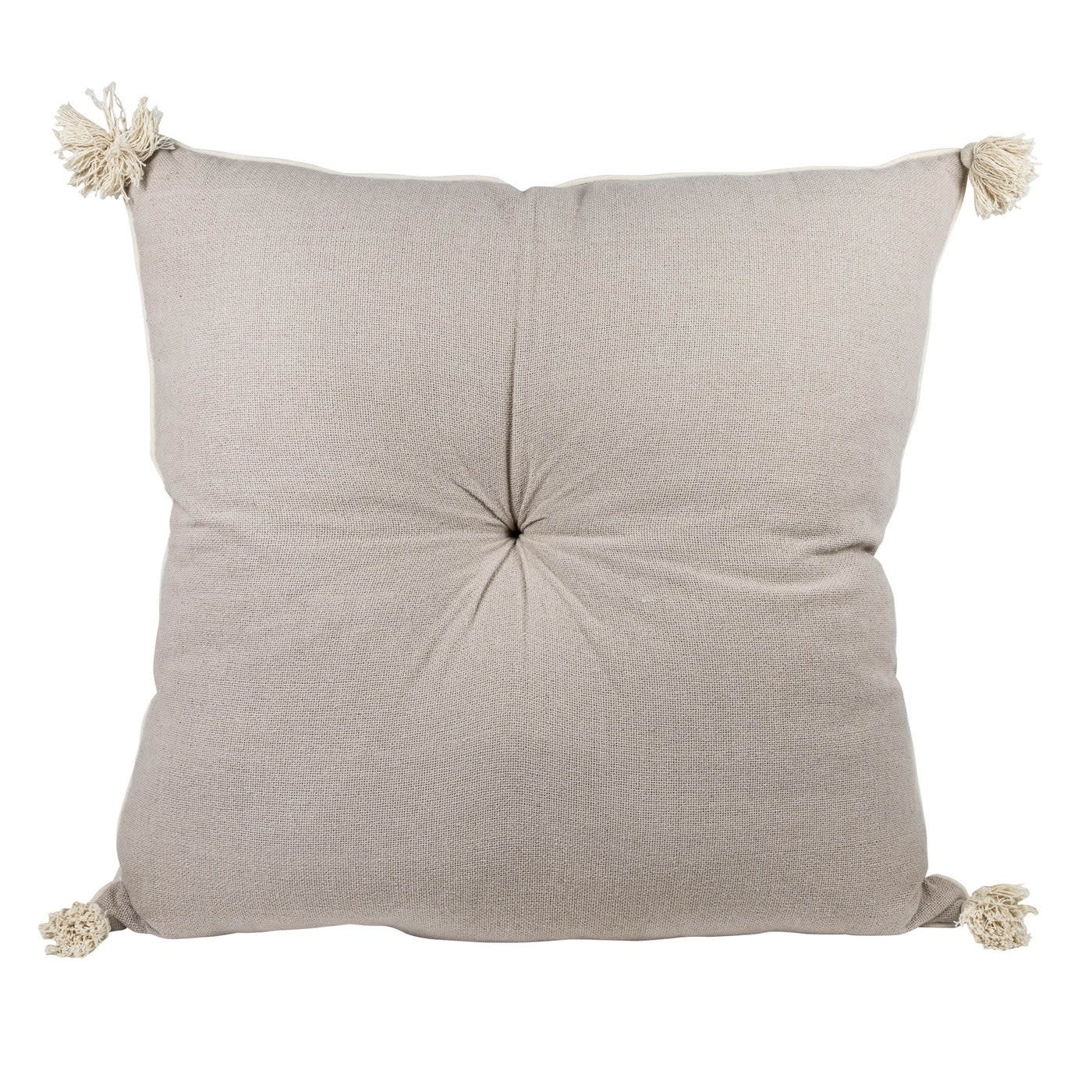Kate Oversized Pillow, Taupe, 30x30