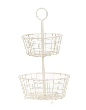 Fritz Tiered Metal Basket, Available for local pick up