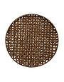 Hand-Woven Rattan Tray, Natural, Available for local pick up