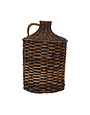 Decorative Wicker and Rattan Jug with Handle 13"x35.5"