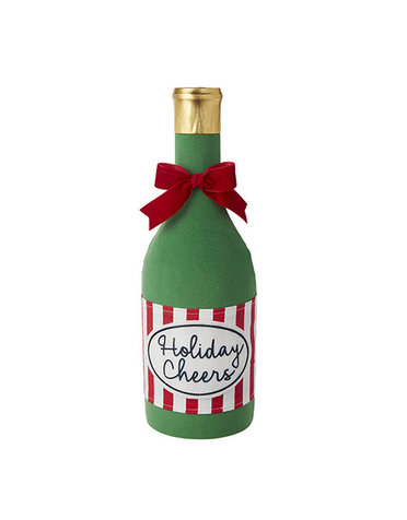 Holiday Cheer Champagne Bottle Tree Topper