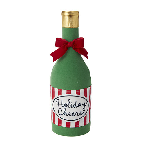 Holiday Cheer Champagne Bottle Tree Topper