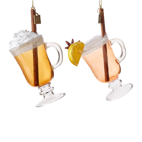 Hot Toddy and Buttered Rum Ornament, priced separately