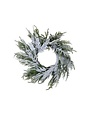 Real Touch Norfolk Pine Wreath w/ Snow