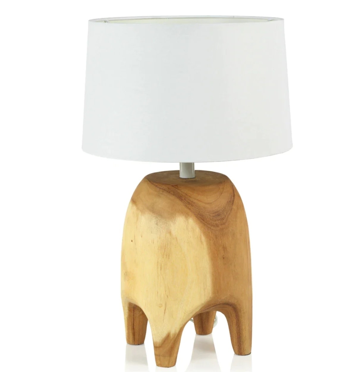 Samui Acacia Wood Table Lamp, 13" x21.75"  Available for local pick up