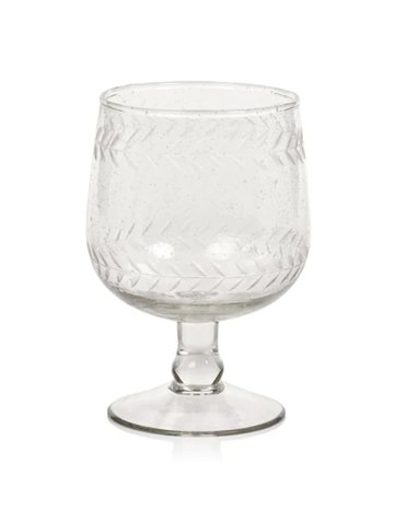 Tuscan Handmade & Etched Wine Glass, 18 oz