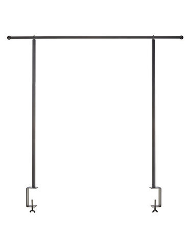 Over the Table Adjustable Decorating Rod, Black