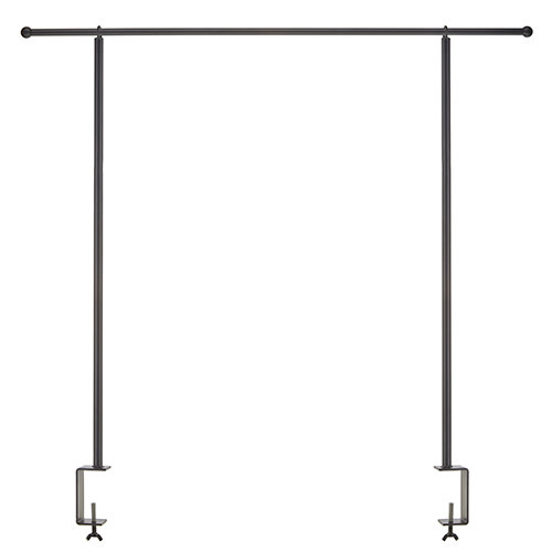 Over the Table Adjustable Decorating Rod, Black