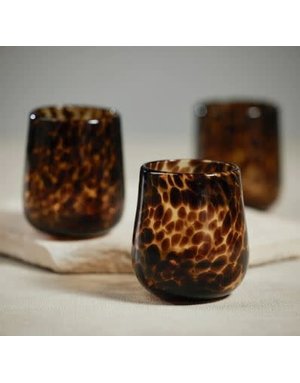 Stemless Tortoise All Purpose Glass, 3.5" x 4", Available for local pick up