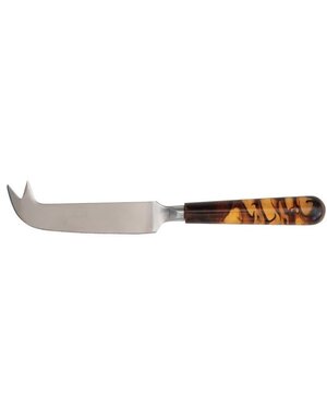 Stainless Steel Cheese Knife w/ Resin Handle, Tortoise Shell Finish 8.5