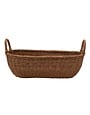 Hand-Woven Wicker Basket w/ Handles, Natural, 24.5"L x 13.5"W x 11.5"H, Available for local pick up