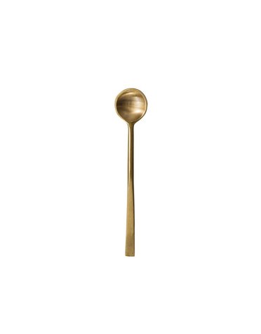 Brass Spoon, Brushed Finish, 5"