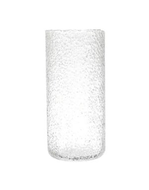 Seeded Glass Vase, 5-1/2" Round x 12"H