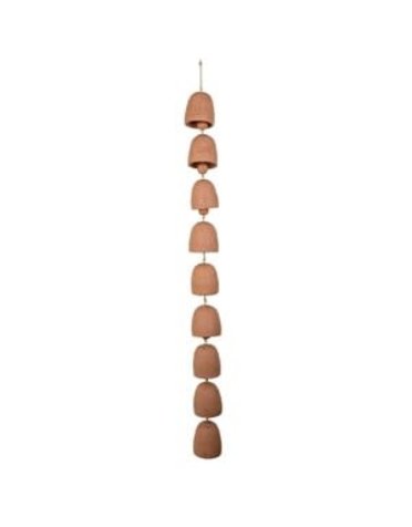 Osa Terracotta Hanging Bells, 35" long, Available for local pick up