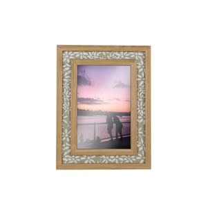 Dover Floral Photo Frame, holds 4x6