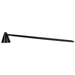 Curated Candle Snuffer, Black 13" long