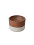 Marble & Acacia Wood Pinch Pot, Available for local pick up