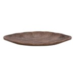 Hand-Carved Acacia Wood Leaf Shaped Dish, 4"x 2"