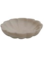 Carved Marble Flower Shaped Dish, 6"