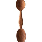 Hand-Carved Two-Sided Doussie Wood Spoon 8.25"