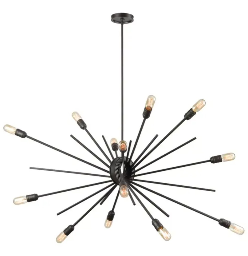 Xenia 14-Light Chandelier, 54" Oil Rubbed, Available for local pick up