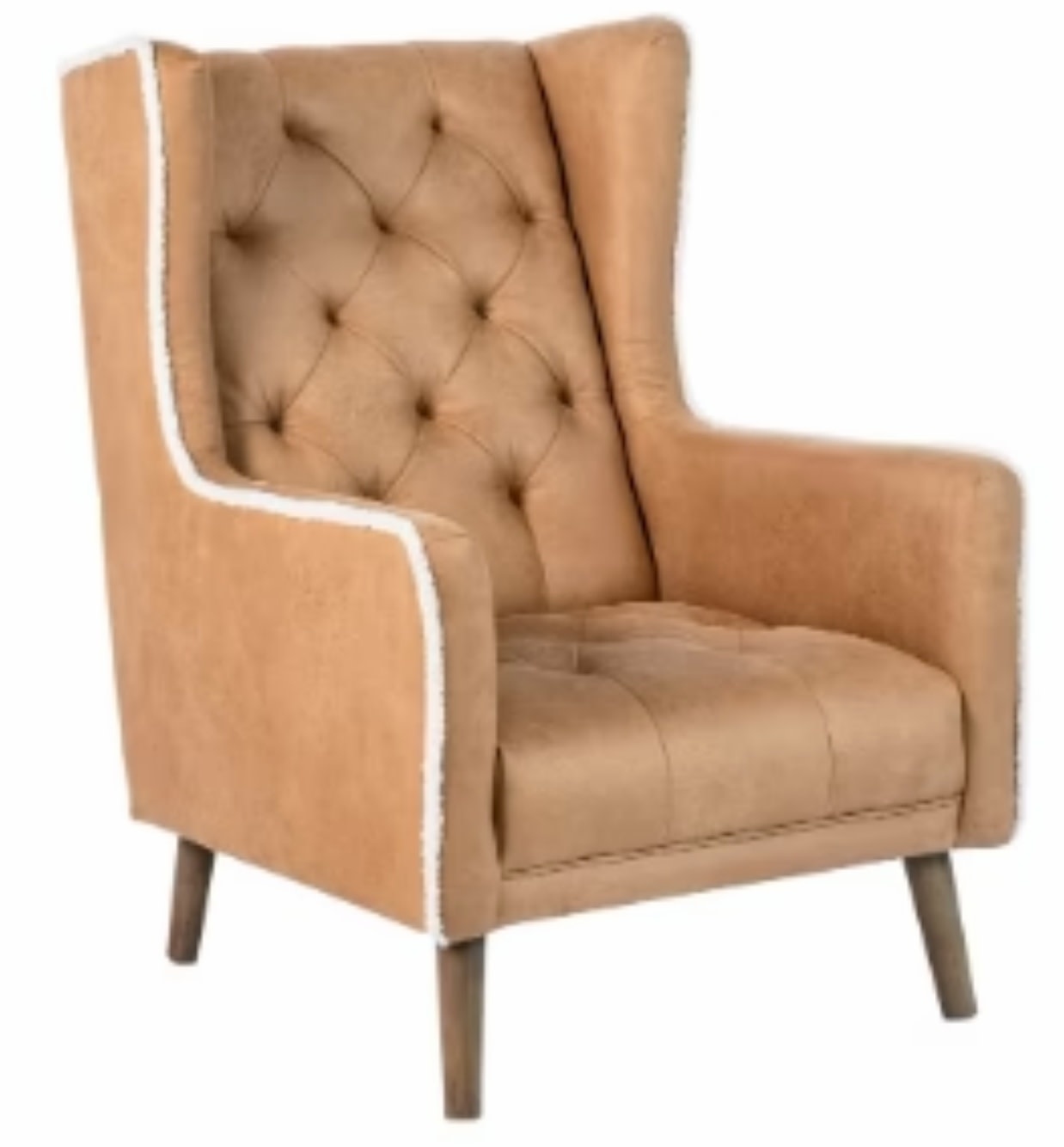 Lansing Accent Chair, Vegan Leather 29 x 36 x 42, Furniture Available for Local Delivery or Pick Up