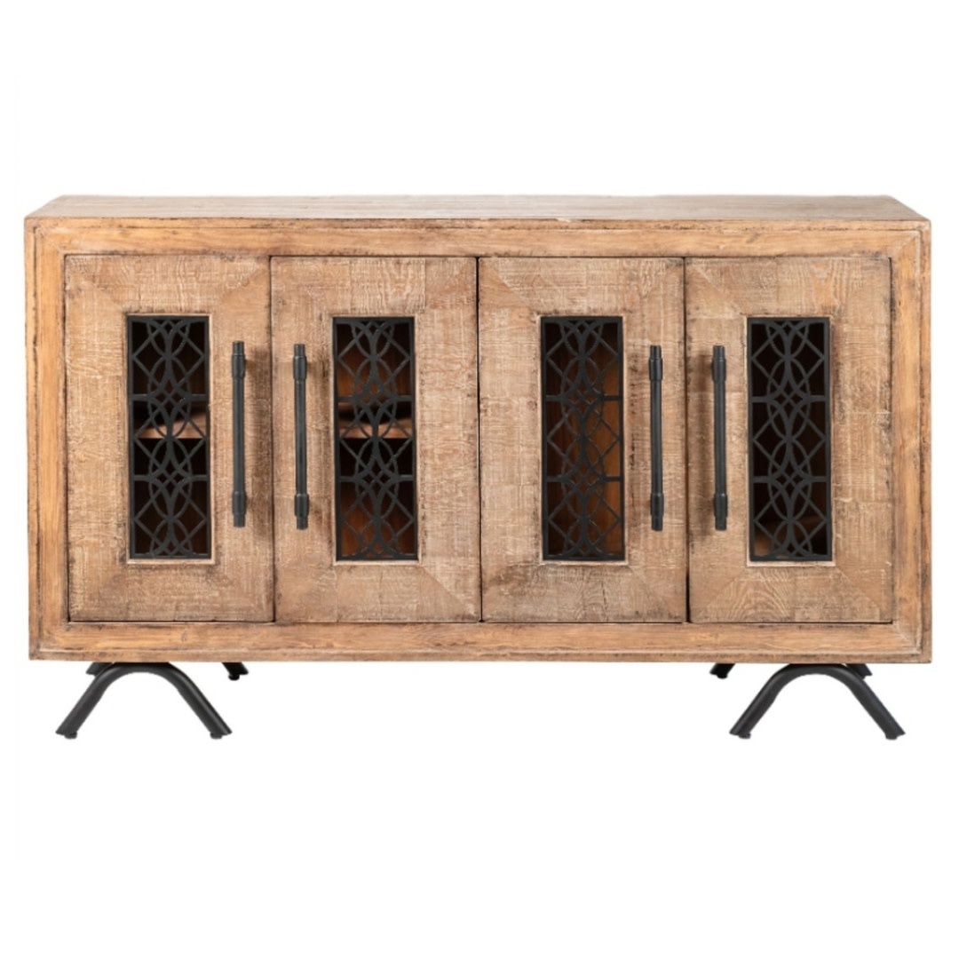 New Orleans Cabinet, Antique Natural, 63 x 16 x 37 Furniture Available for Local Delivery or Pick Up