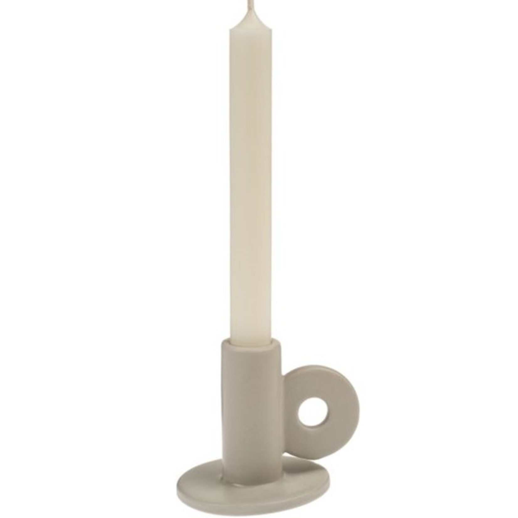 Cruz Candle Holder, White