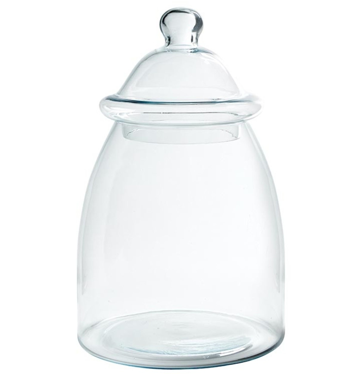 Glass Jar w/ Lid, Medium, 8"x15"