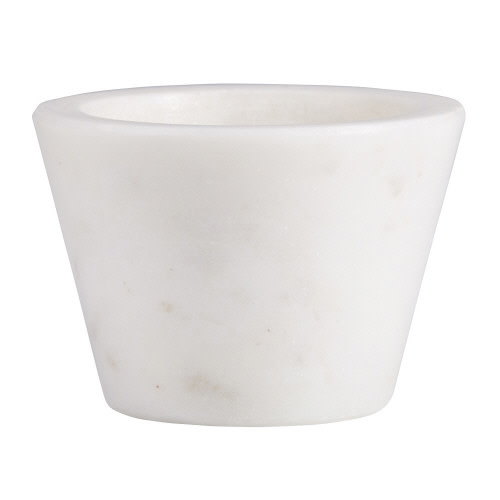 Marble Pinch Pot, White
