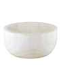 Paulownia Wood Serving Bowl, White