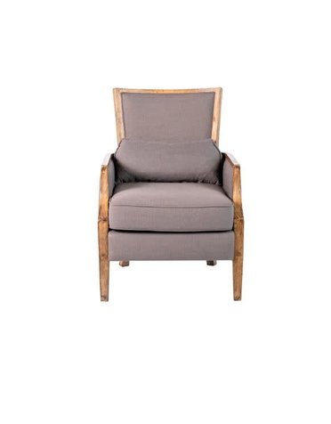 Brandi Accent Chair, Antique Natural/Grey, Available for local pick up