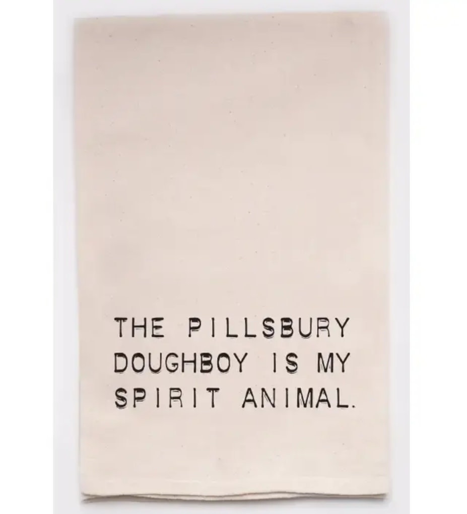 Pillsbury Doughboy is my Spirit Animal Tea Towels