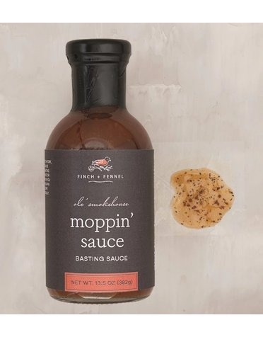 Finch & Fennel Ole' Smokehouse Moppin' Sauce, 13.5 oz