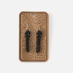 Braided Earrings, Black