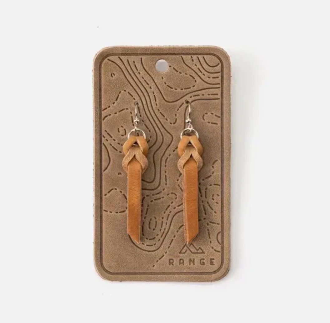 Braided Earrings, Natural