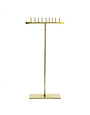 Brass Jewelry T Stand with Pegs