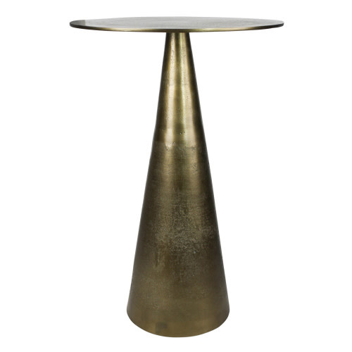Challon Side Table, Brass, Available for local pick up