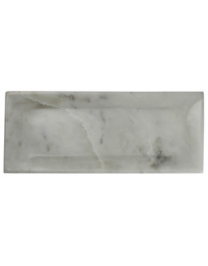 Essex Rectangle Plate, Marble - Sm, Available for local pick up