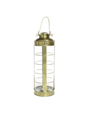 Caravan Brass Lantern - Lrg, Available for local pick up